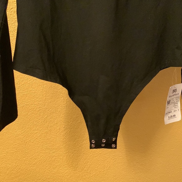 Body Suit with Mesh Panels, Size Medium, NWT - Picture 4 of 5